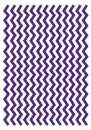 Printed Wafer Paper - Chevron Purple